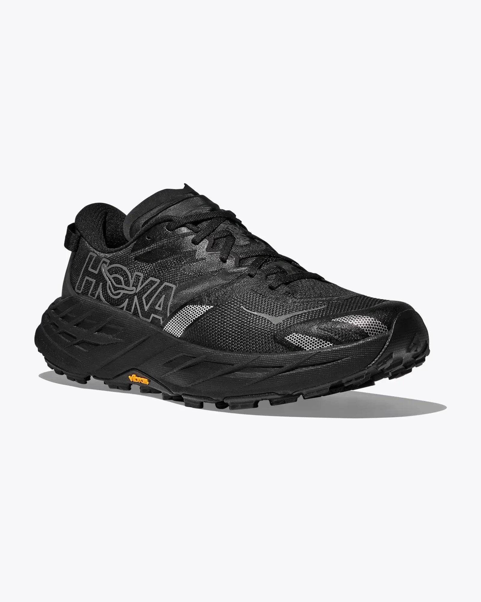HOKA Speedgoat 7 Black Cactus Flower Sneakers