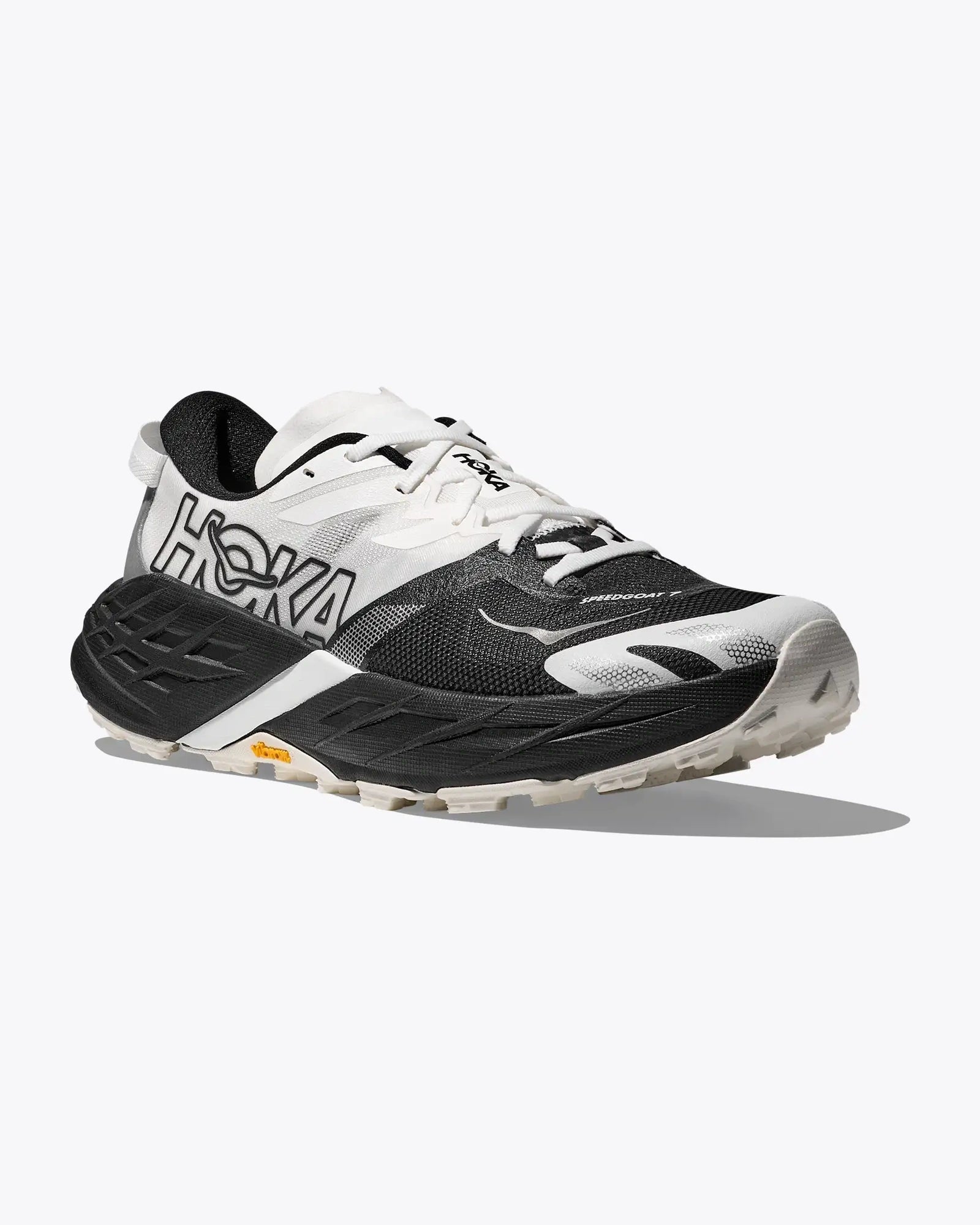 HOKA Speedgoat 7 Blue Twilight Hot Sauce Sneakers