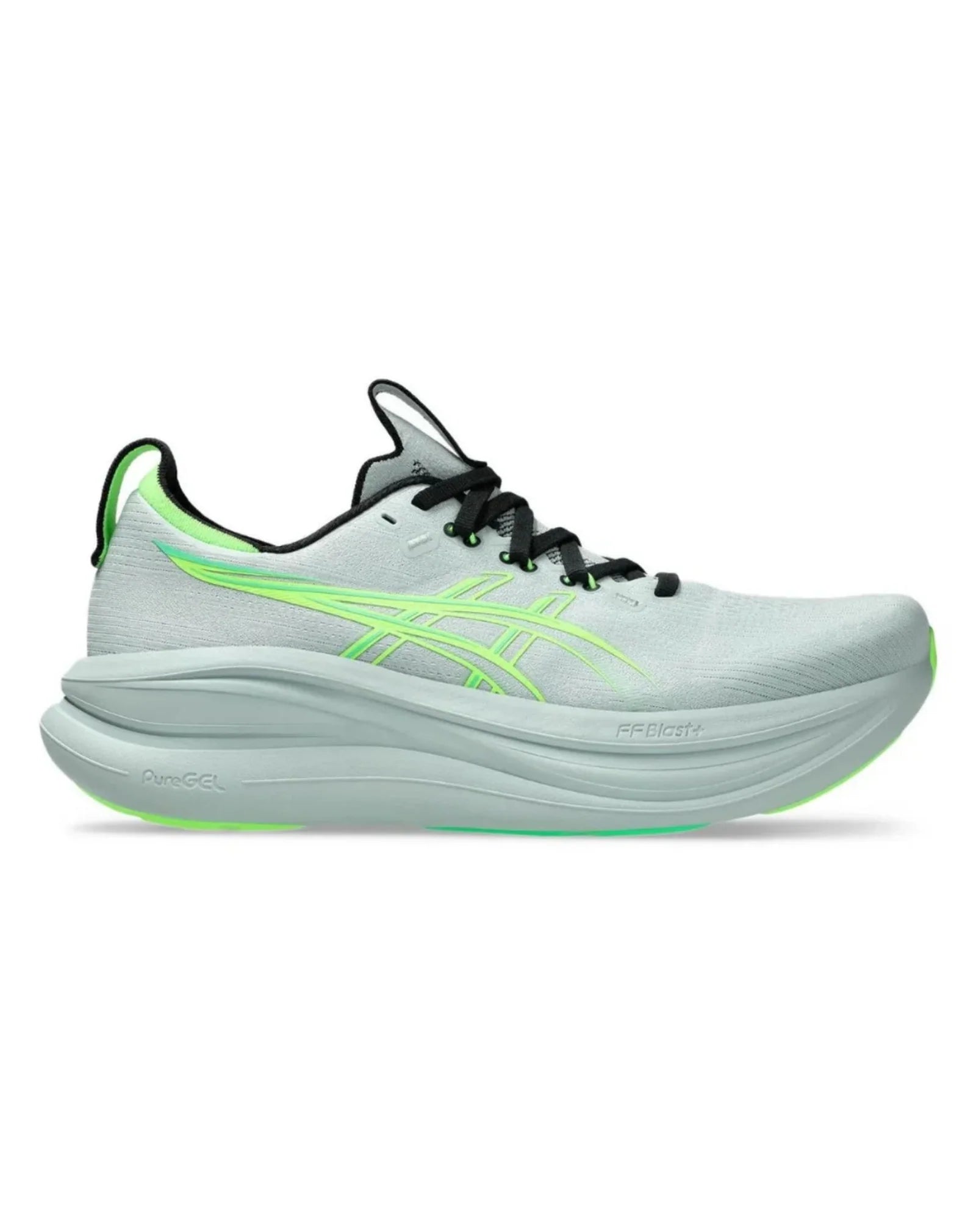 ASICS GEL-Nimbus 28 Extra Wide Cold Moss Illuminate Green Sneakers