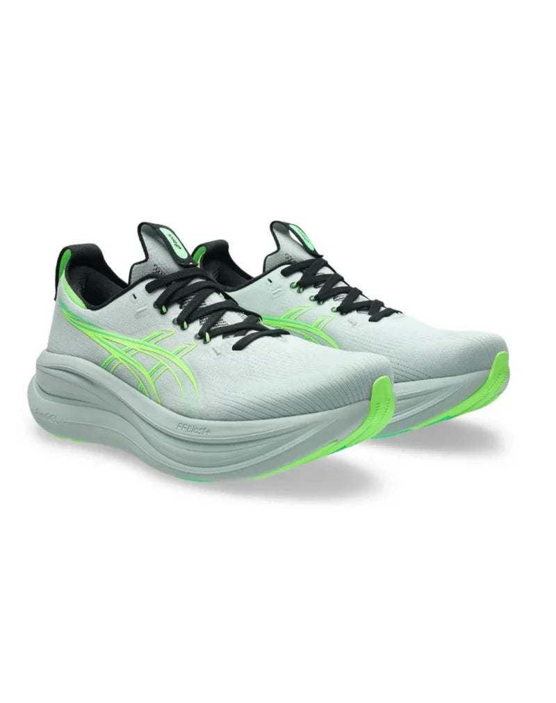 ASICS GEL-Nimbus 28 Extra Wide Cold Moss Illuminate Green Sneakers