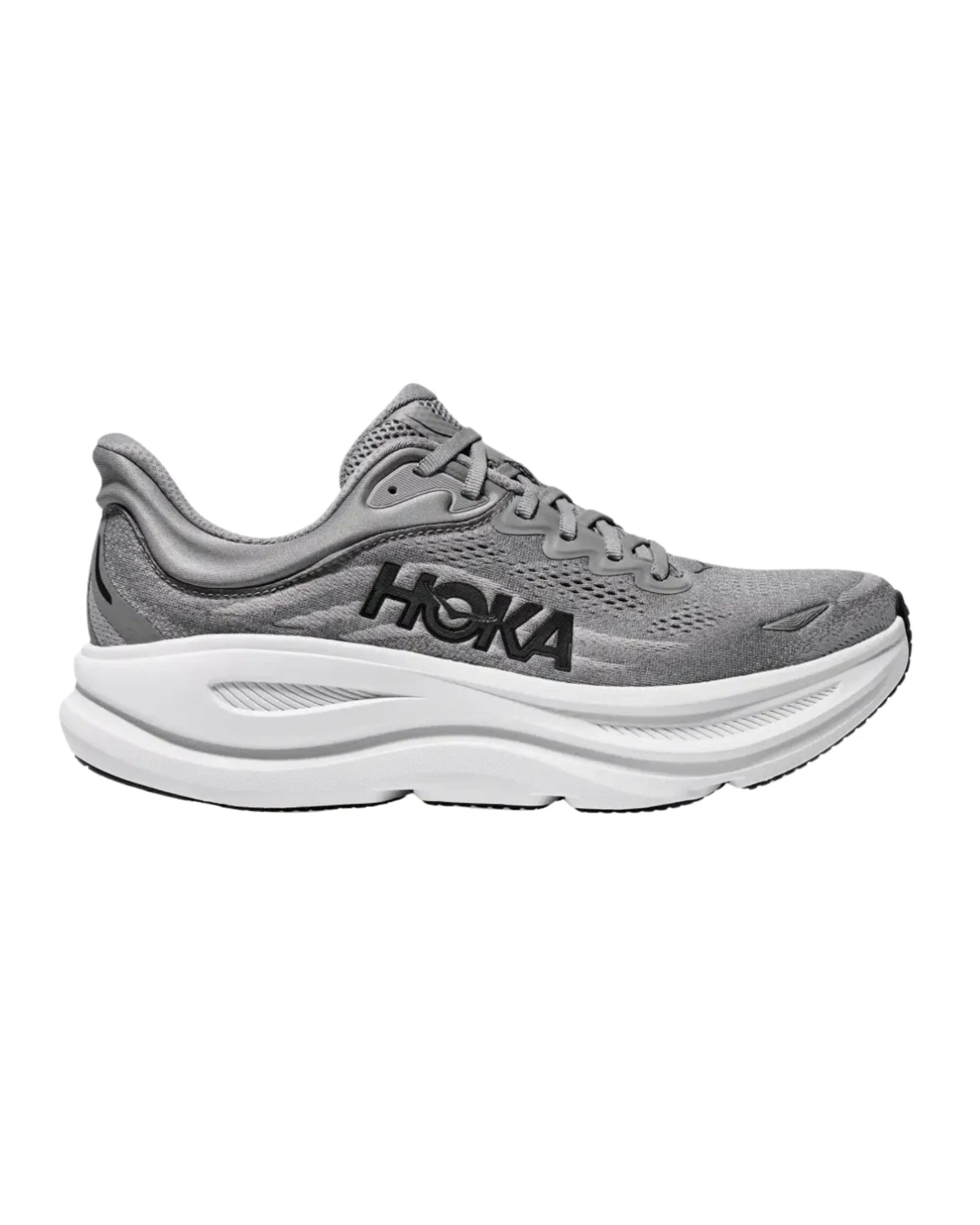 HOKA Bondi 9 Galactic Grey Stellar Grey Sneakers