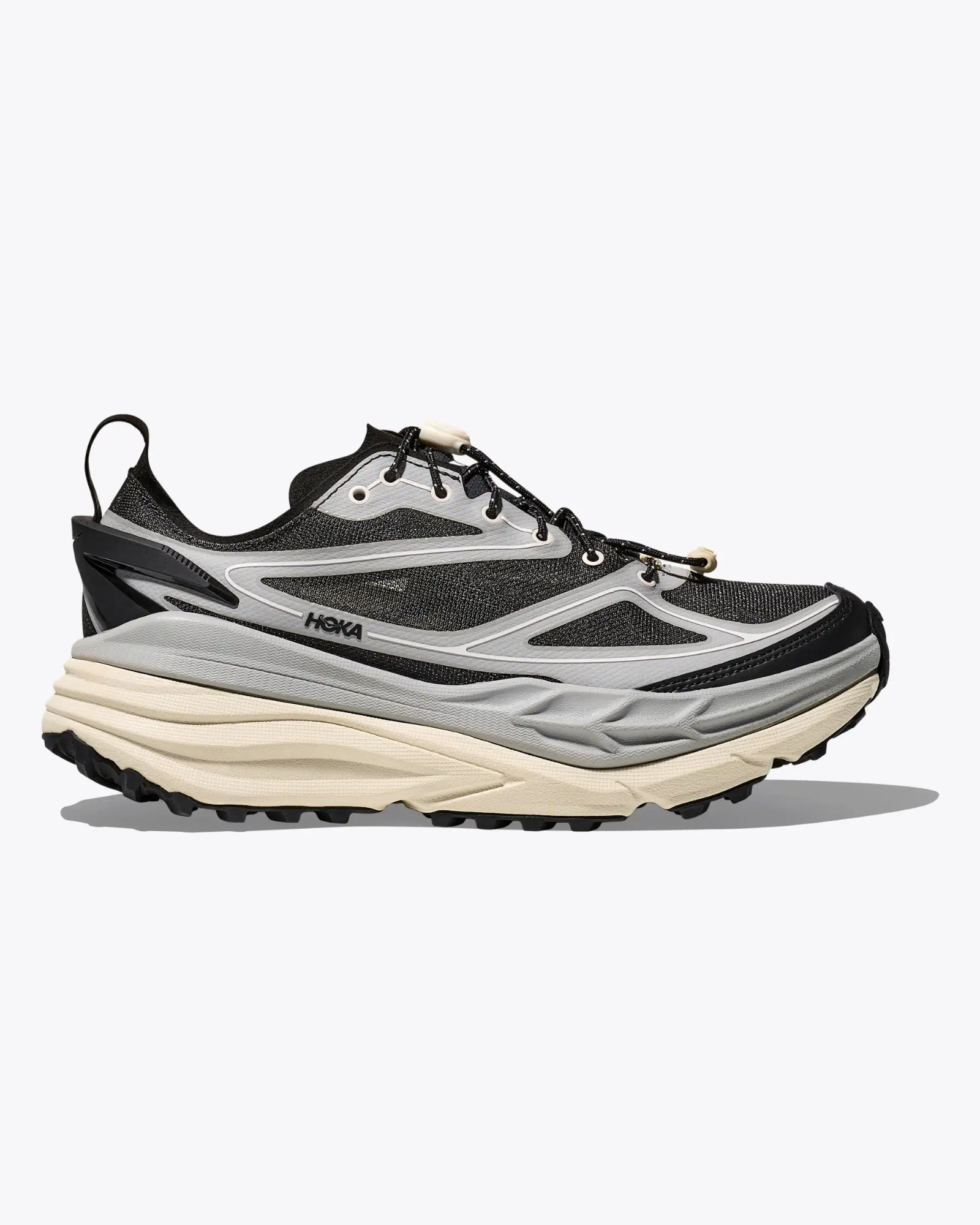 HOKA Stinson One7 Grout Silver Sneakers