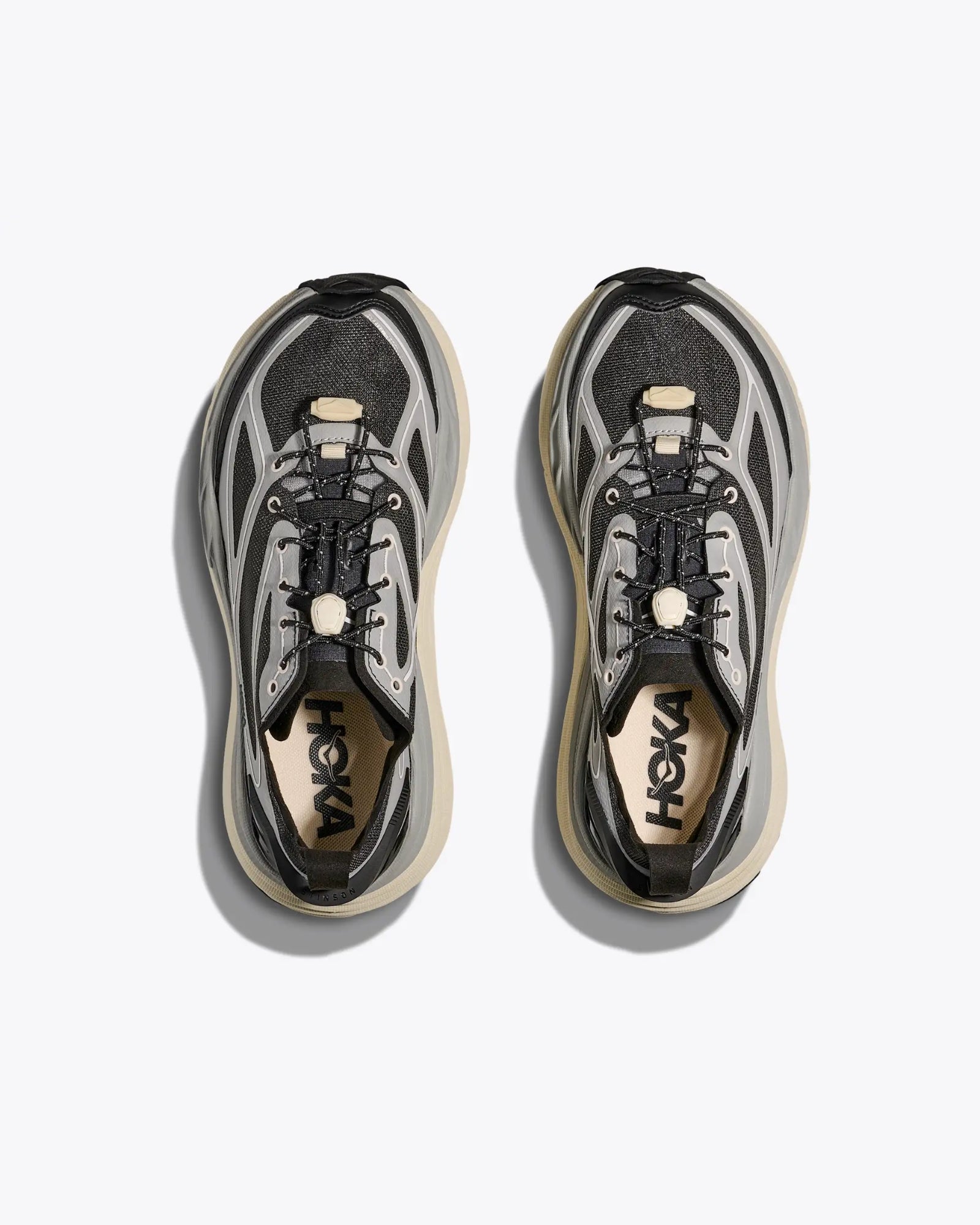 HOKA Stinson One7 Grout Silver Sneakers