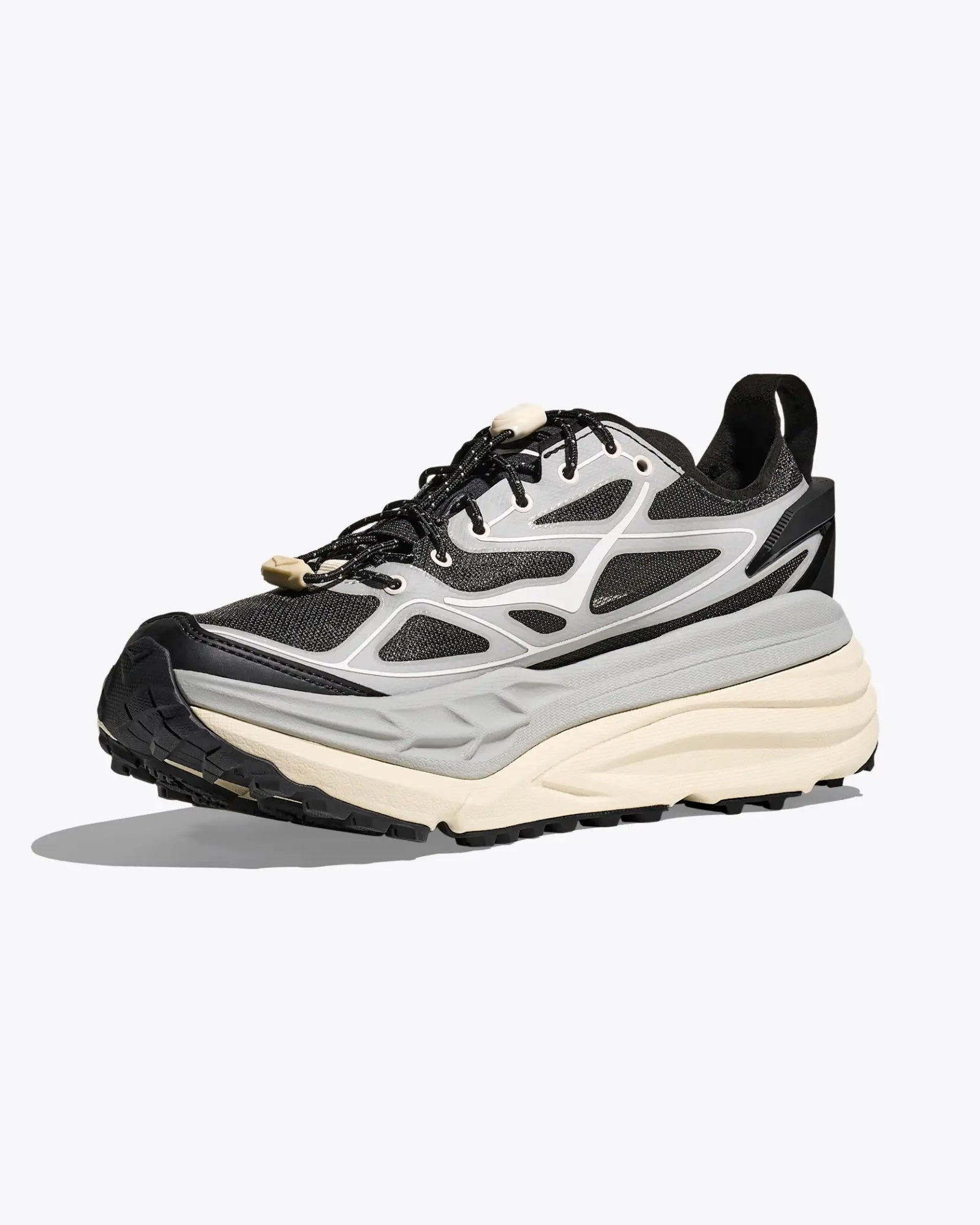 HOKA Stinson One7 Grout Silver Sneakers