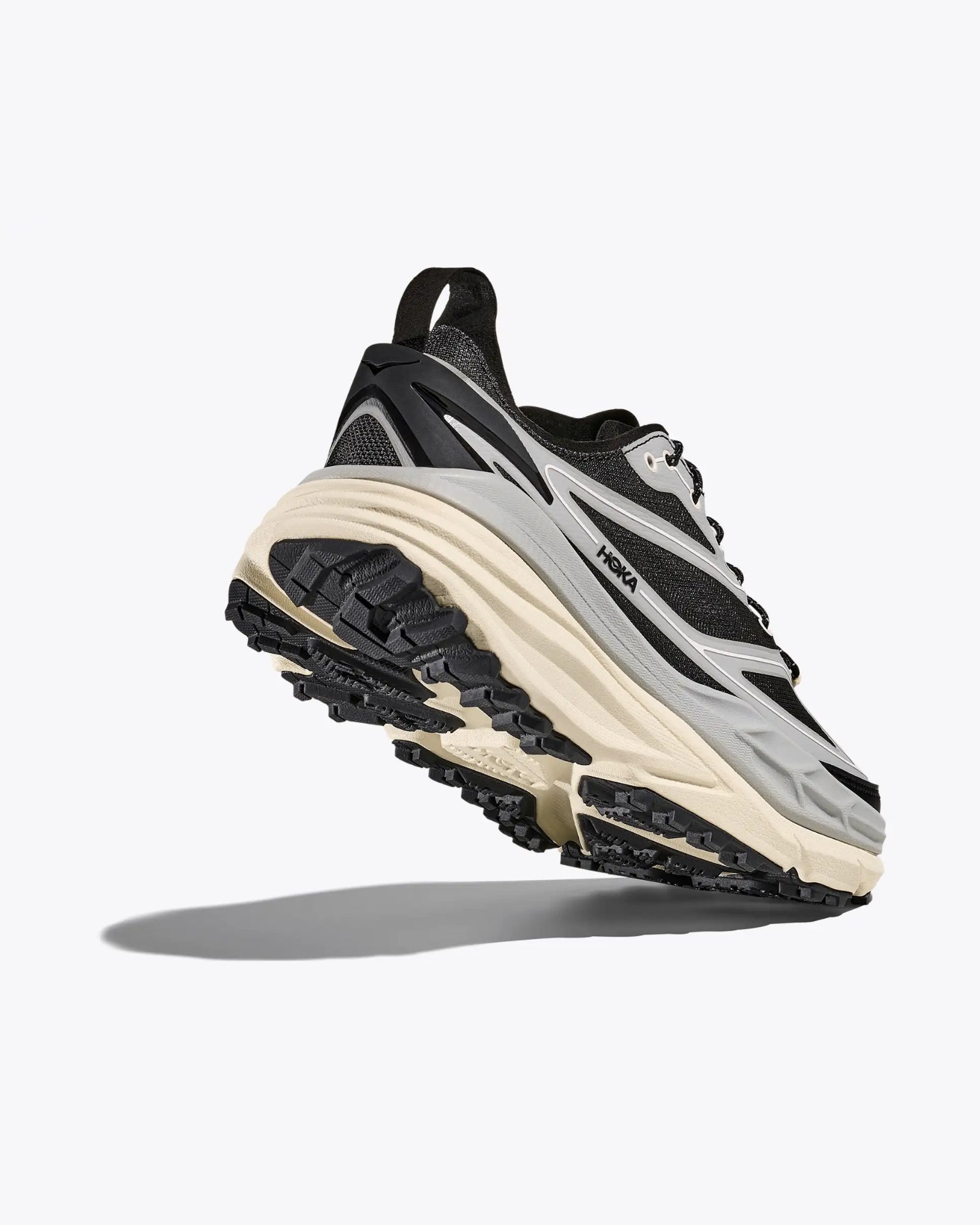 HOKA Stinson One7 Grout Silver Sneakers
