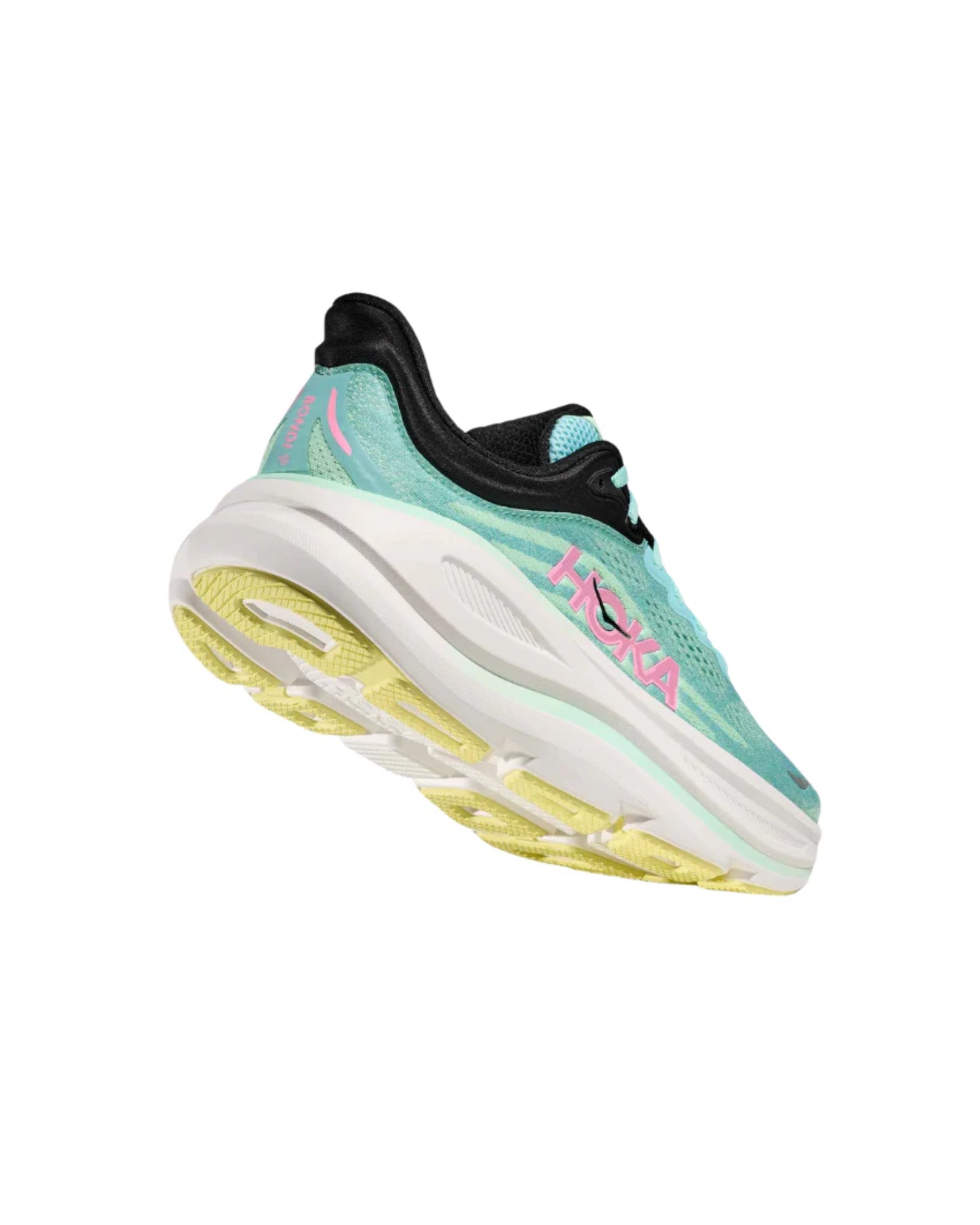 HOKA Bondi 9 Blue Spark Mint Fluorite Sneakers