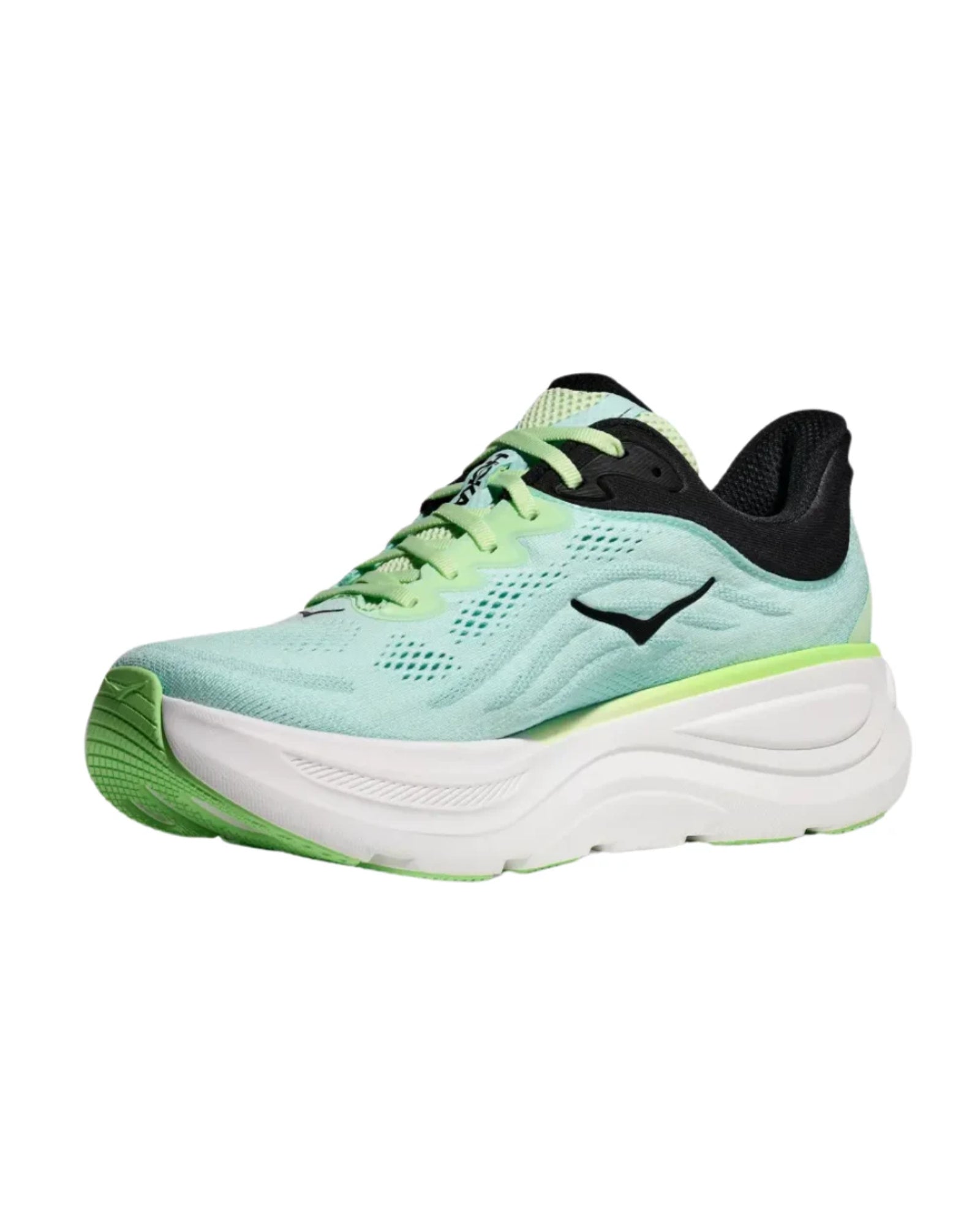 HOKA Bondi 9 Luna Moth Blue Spark Sneakers