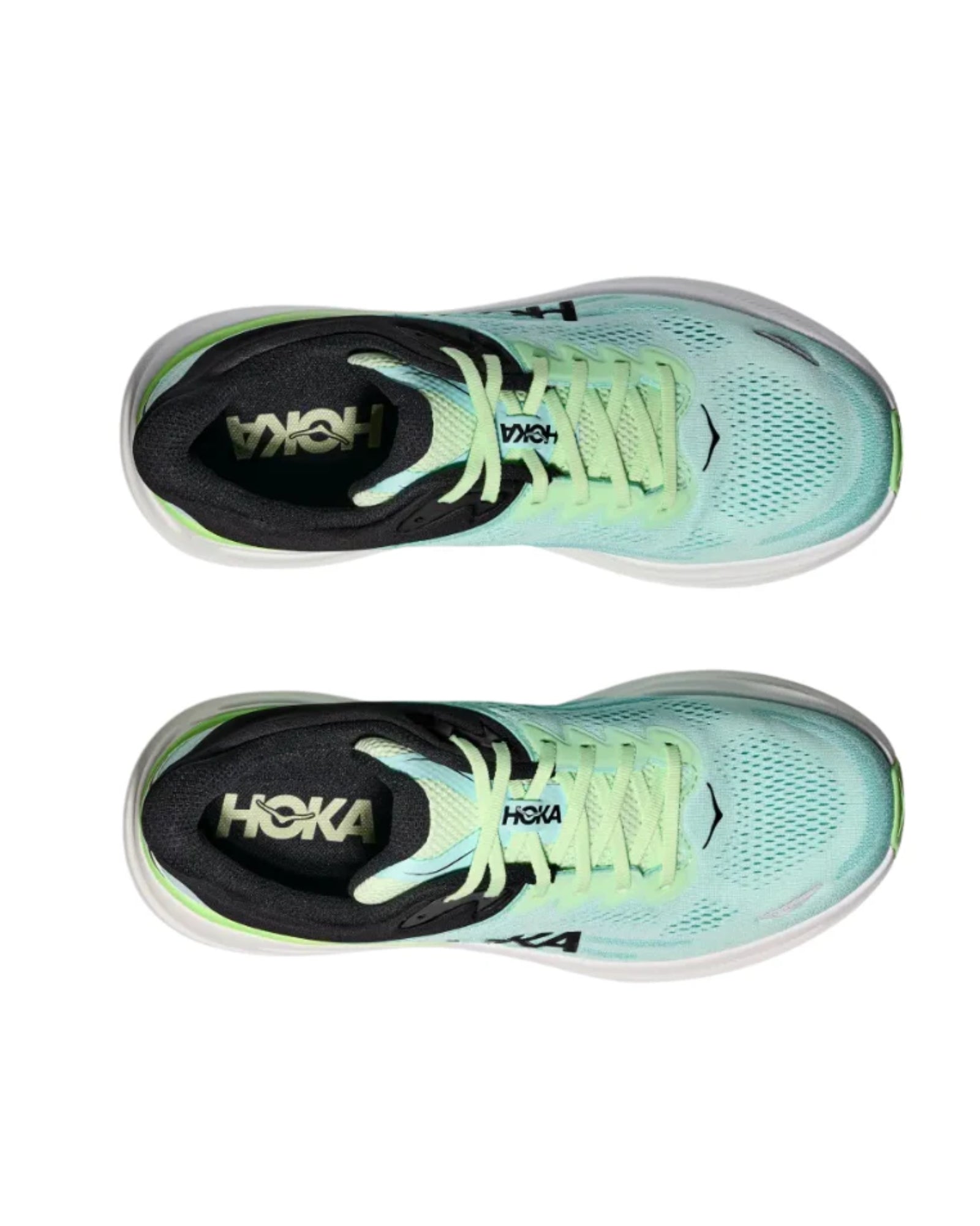 HOKA Bondi 9 Luna Moth Blue Spark Sneakers