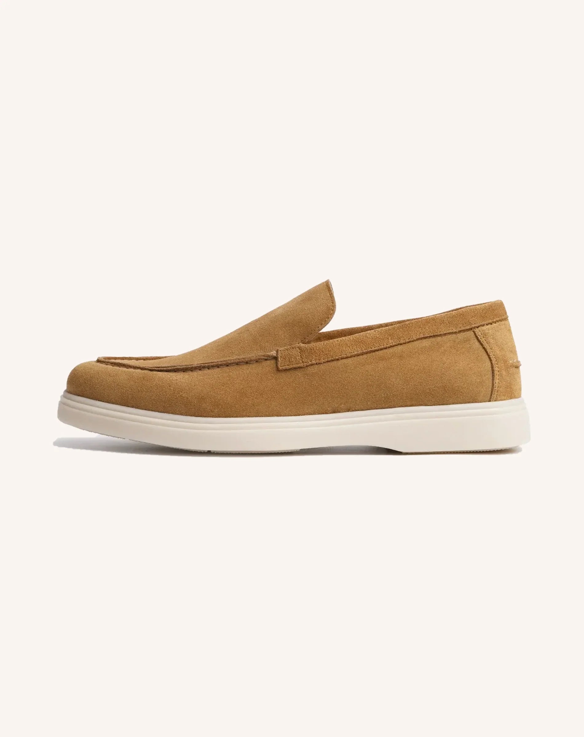 Men Suede Slip On Loafers