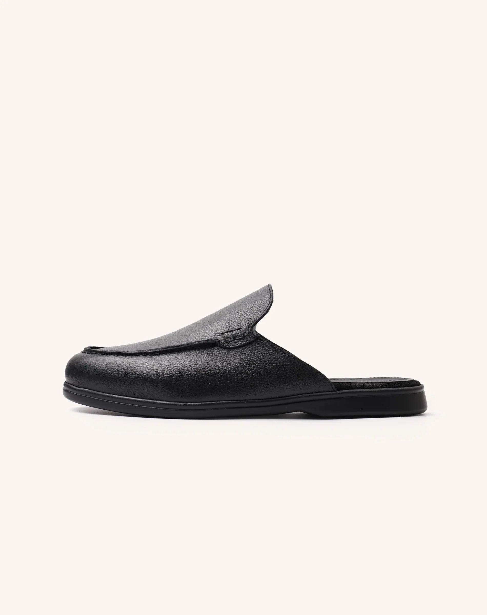 Men Backless Loafer Slippers Slip On Mule Shoes