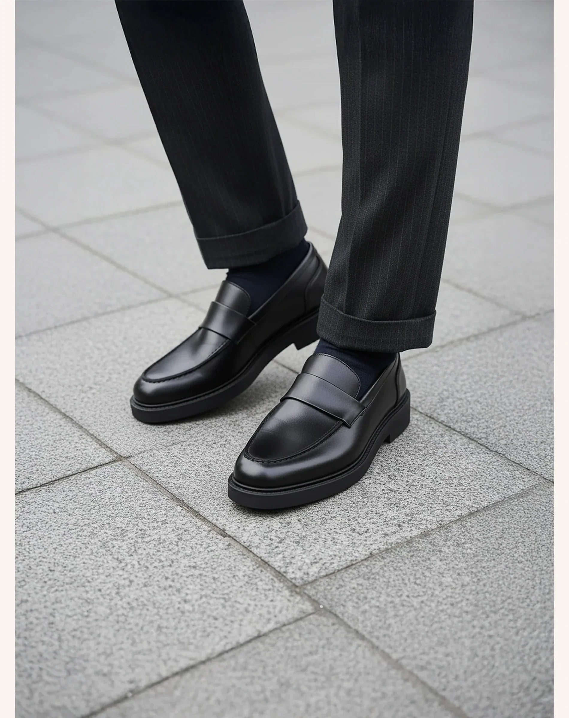 Men Black Derby Shoes Smart Formal Lace Up Shoes
