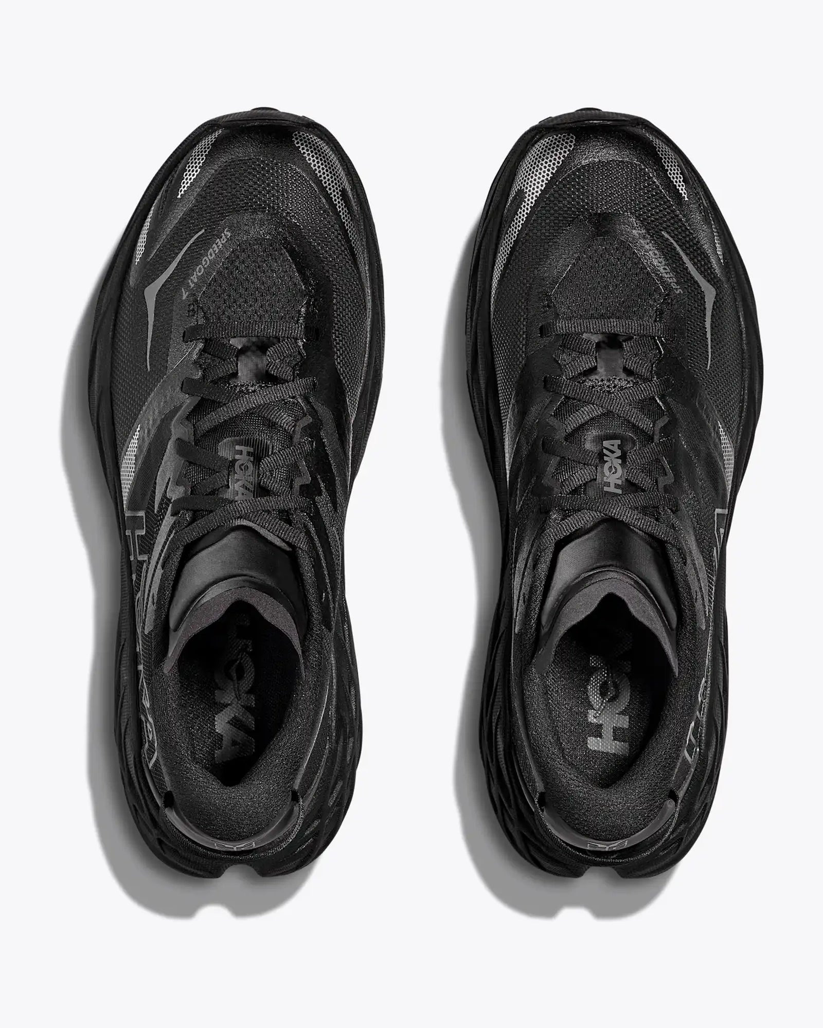 HOKA Speedgoat 7 Black Cactus Flower Sneakers