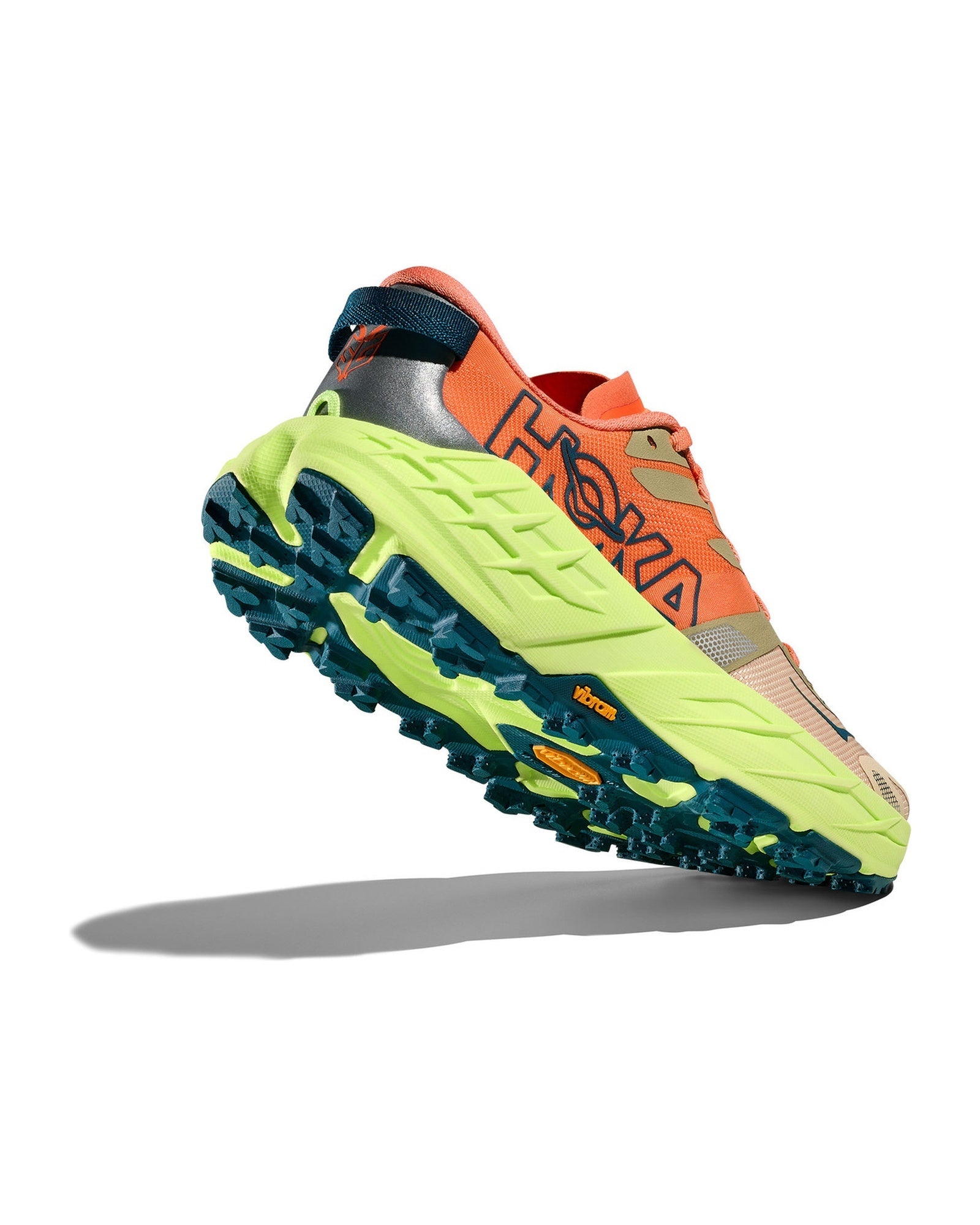HOKA Speedgoat 7 Persimmon Neon Yuzu Trail Sneakers