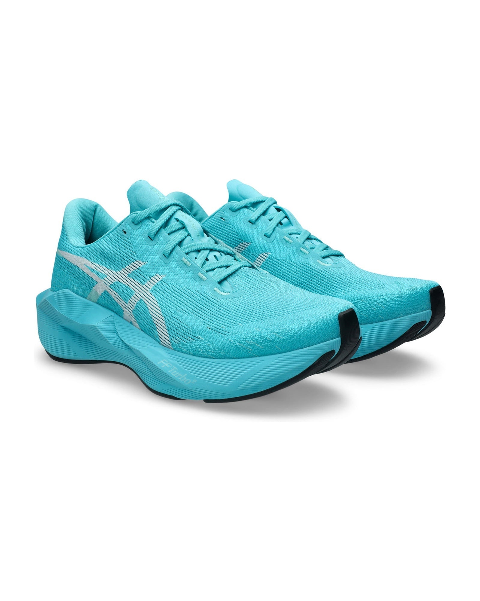 ASICS NOVABLAST 6 Energy Aqua White Running Sneakers