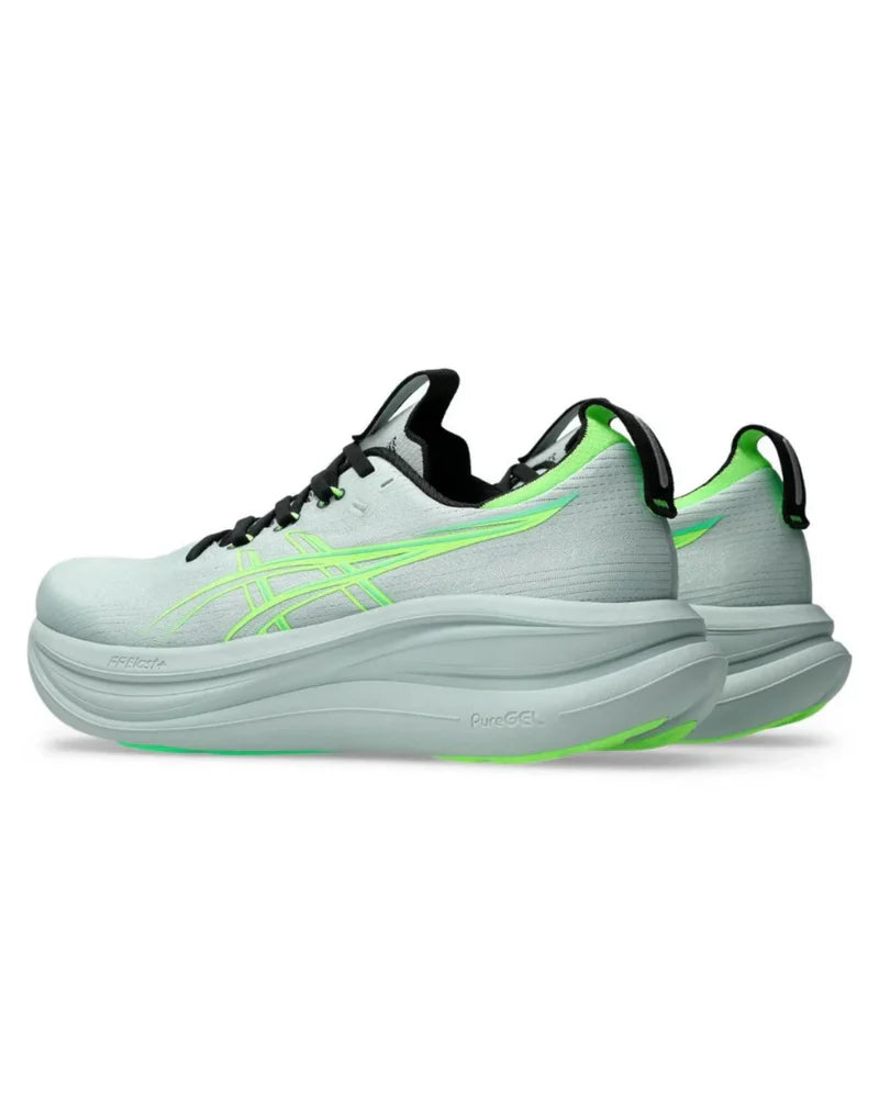 ASICS GEL-Nimbus 28 Extra Wide Cold Moss Illuminate Green Sneakers