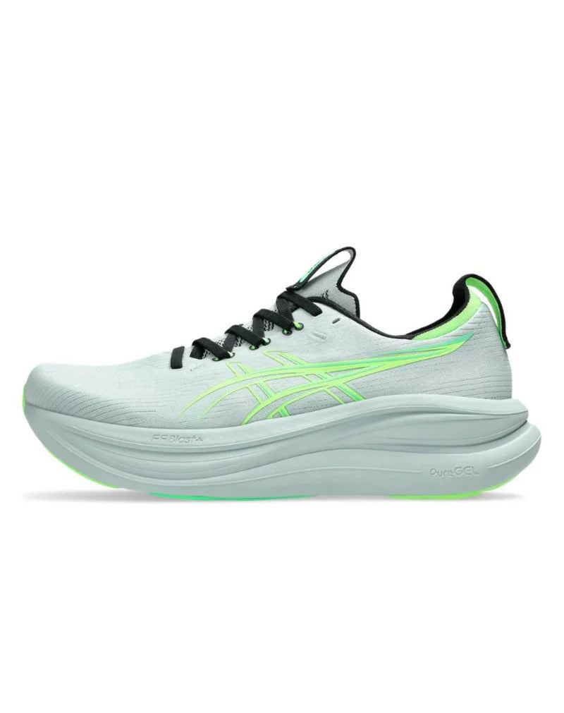 ASICS GEL-Nimbus 28 Extra Wide Cold Moss Illuminate Green Sneakers