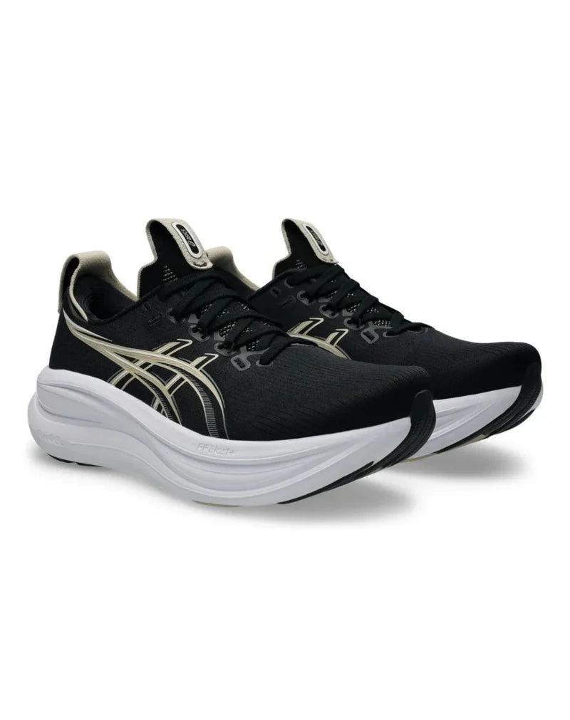 ASICS GEL-Nimbus 28 Black Feather Grey Sneakers