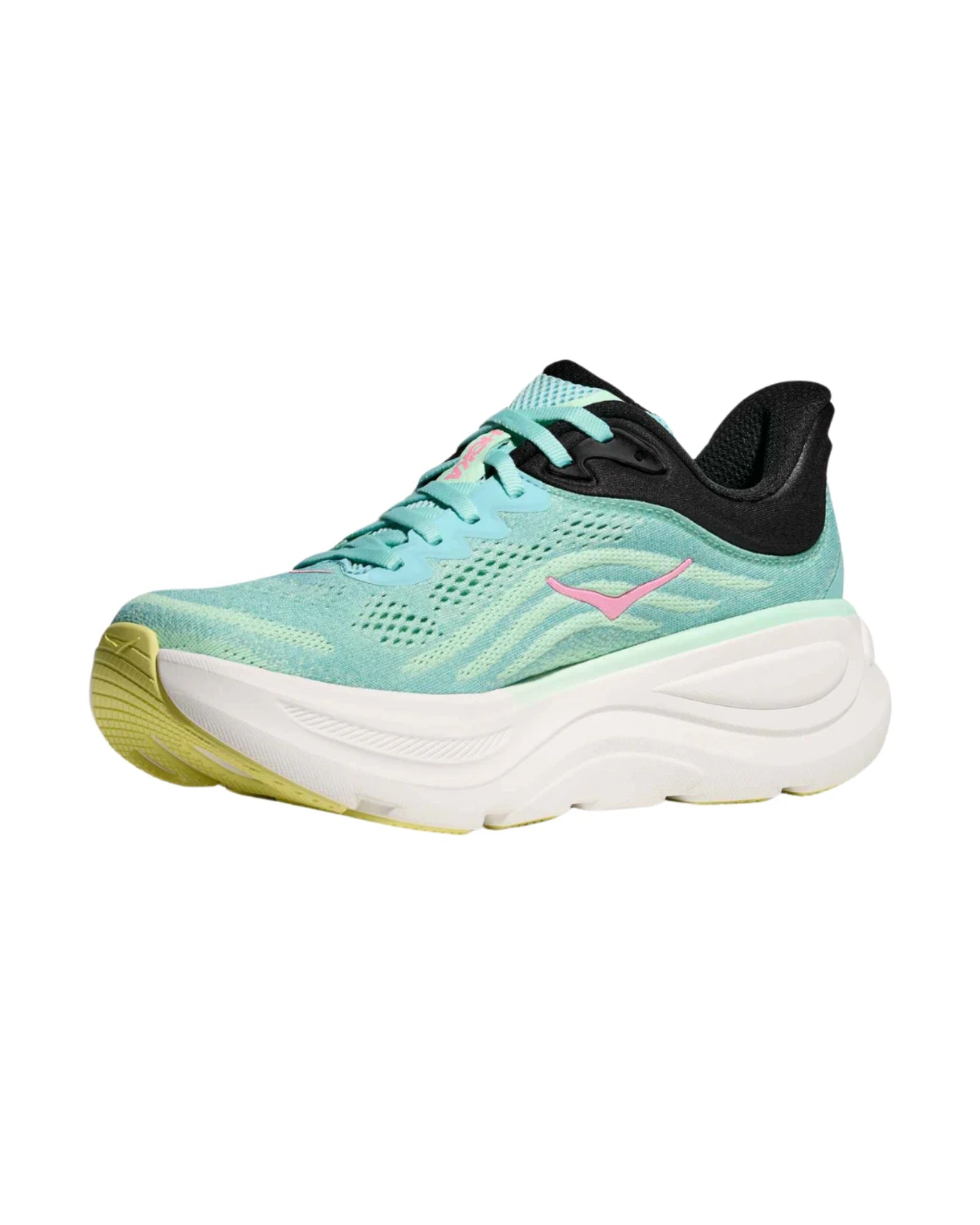 HOKA Bondi 9 Blue Spark Mint Fluorite Sneakers