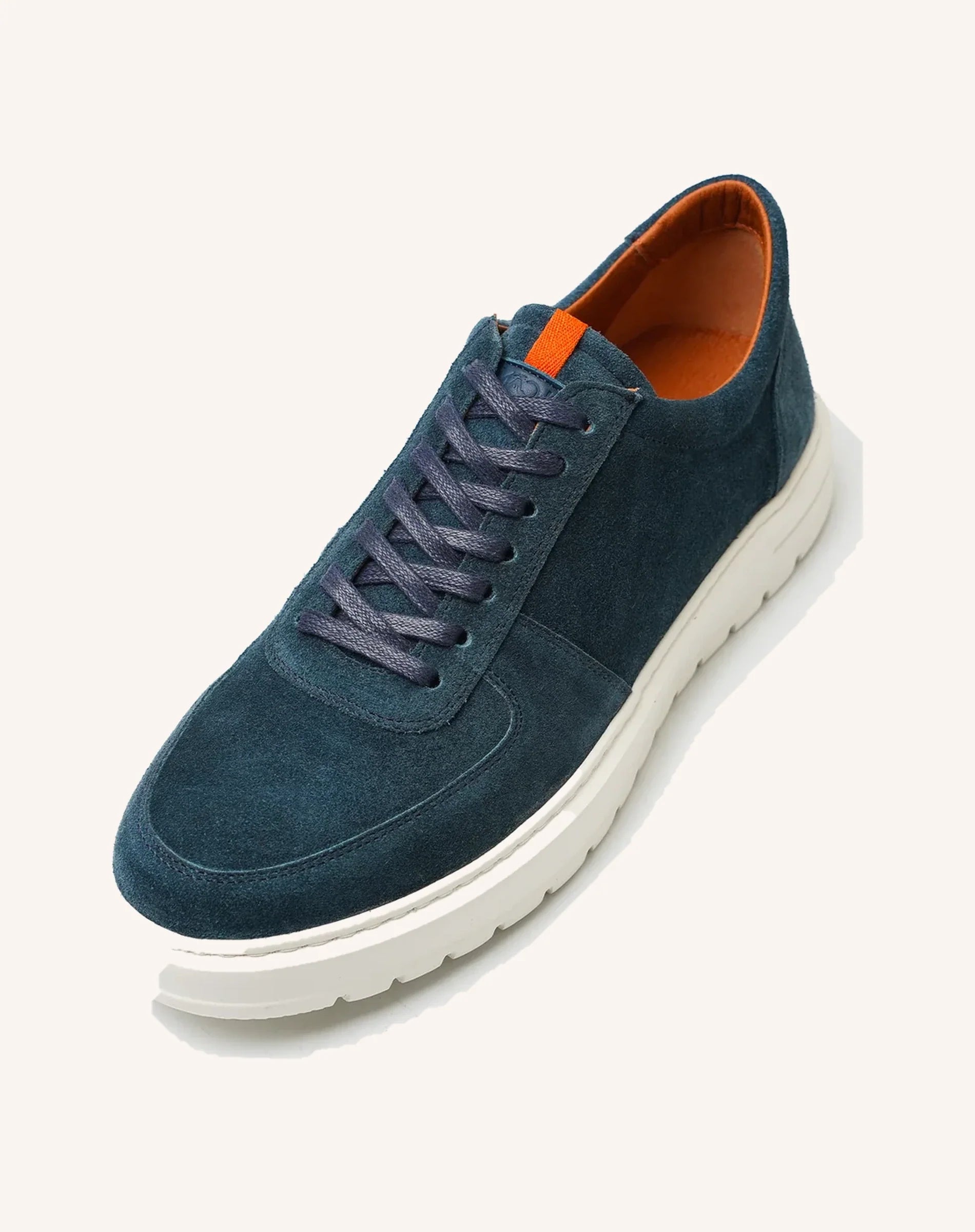 Men Suede Lace Up Low Top Sneakers