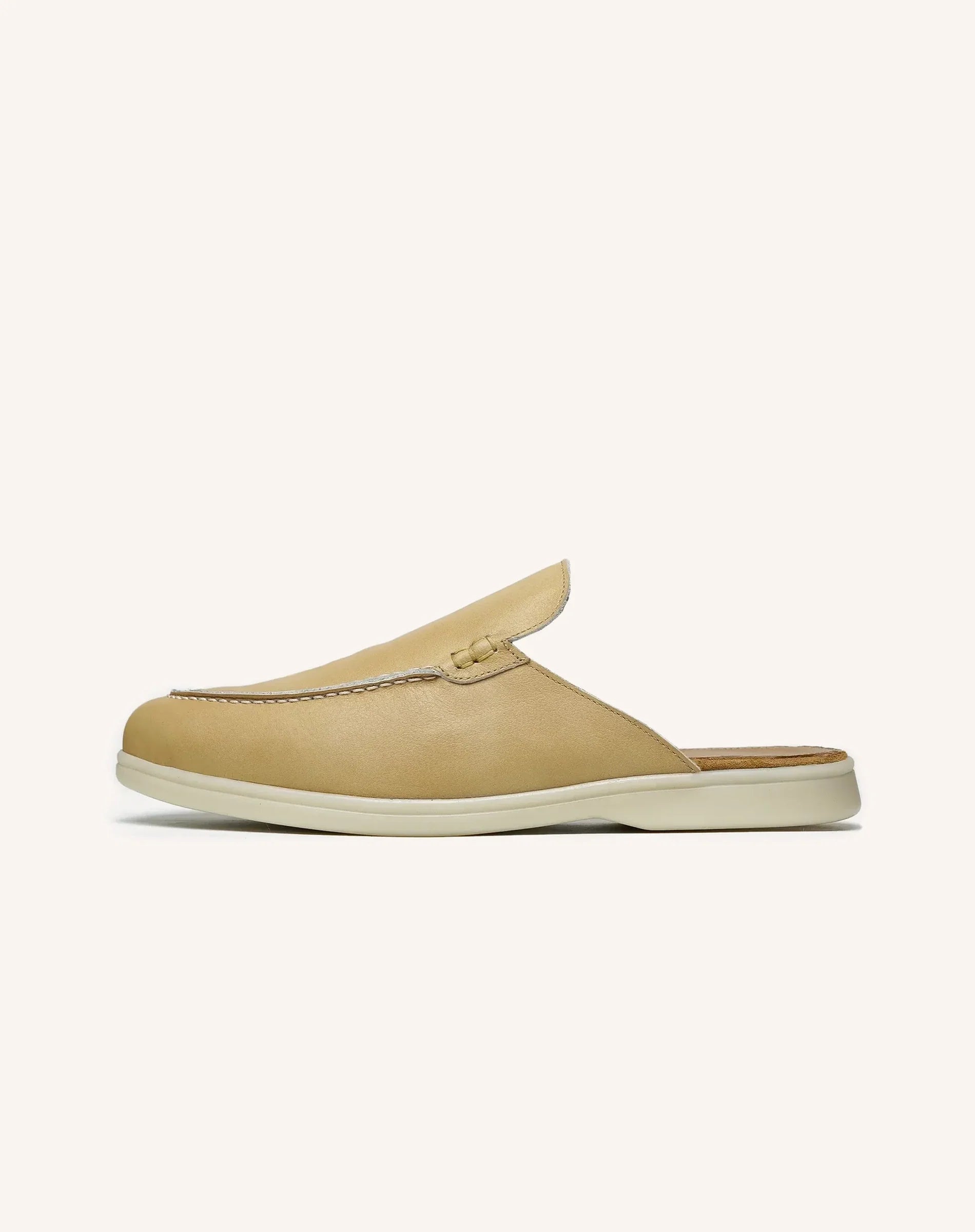 Men Backless Loafer Slippers Slip On Mule Shoes