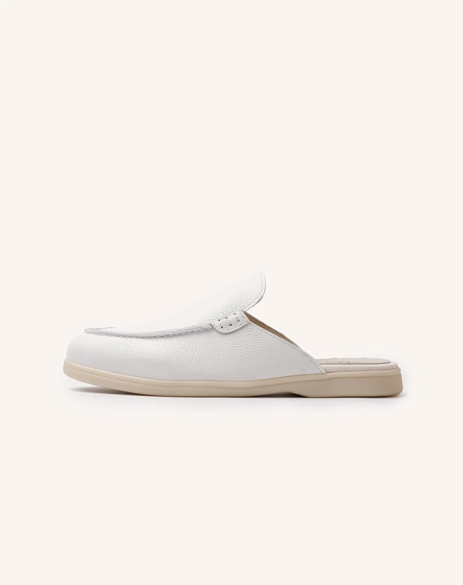 Men Backless Loafer Slippers Slip On Mule Shoes