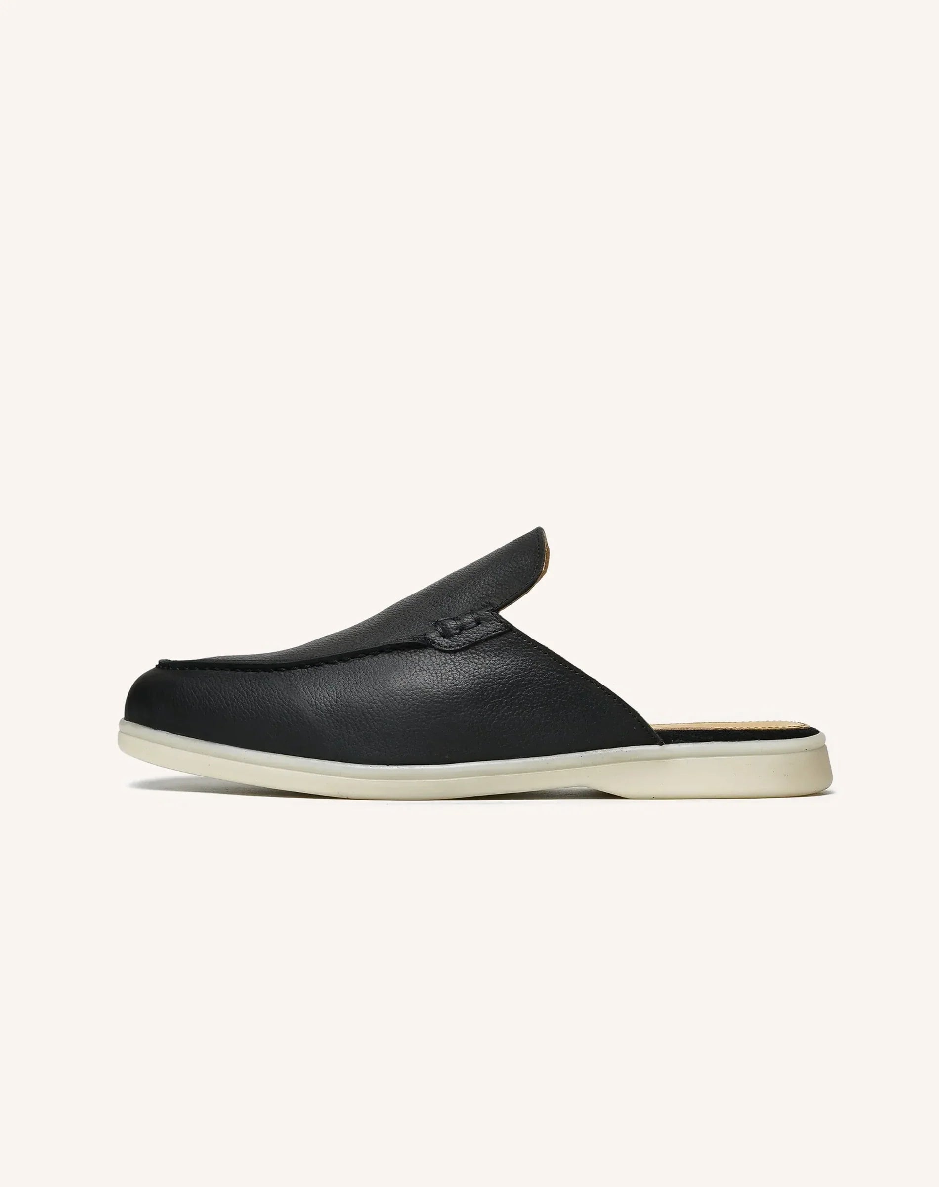 Men Backless Loafer Slippers Slip On Mule Shoes