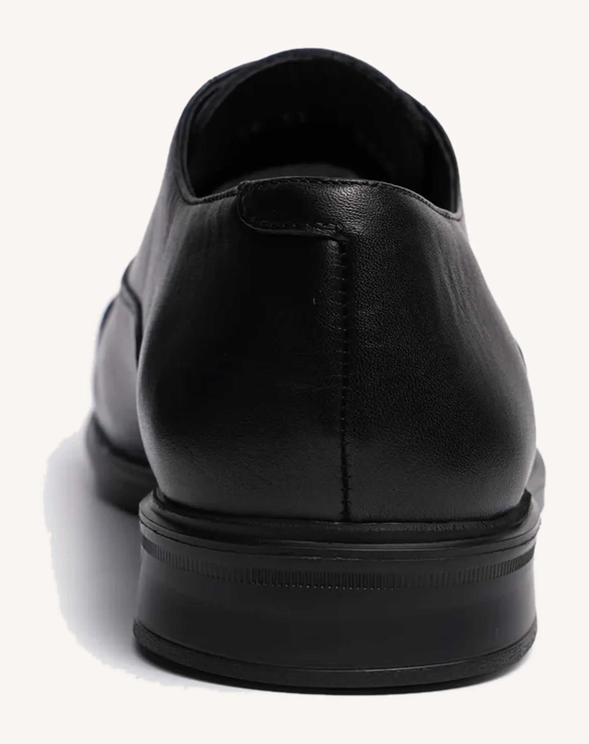 Men Black Oxford Dress Shoes Cap Toe Formal Shoes